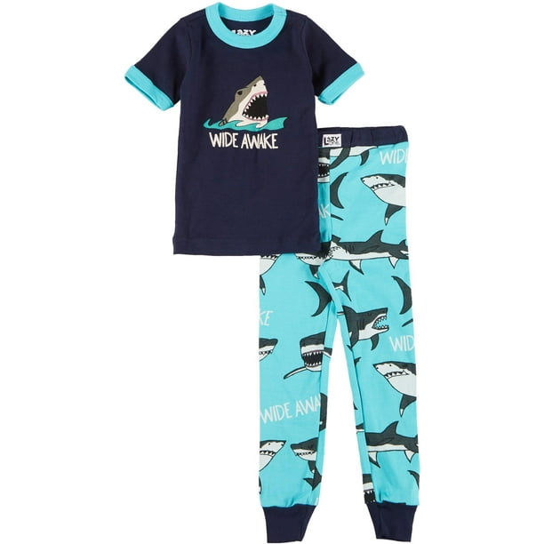 3T Boys Pajama Set Rock Me to Sleep Lazy One Kids Long Sleeve 2 pc 